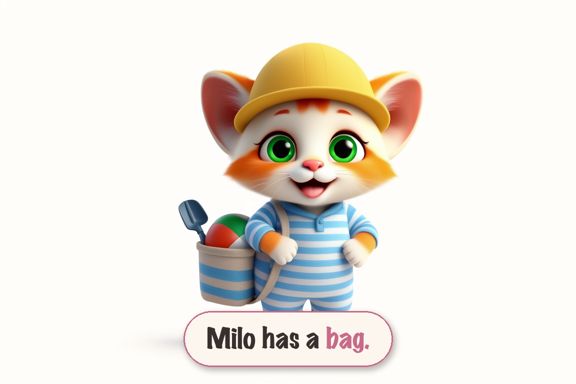 Page 4 of “Milo in the Sand”