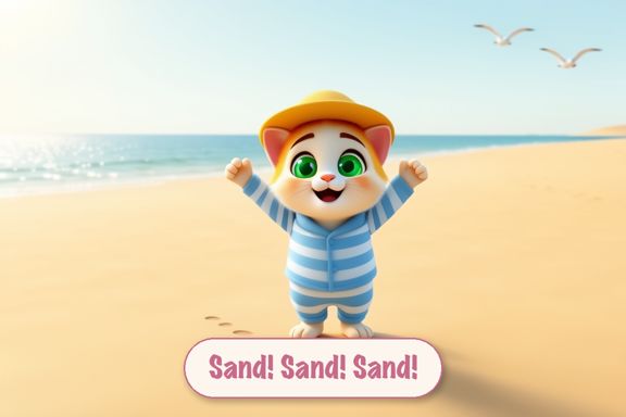 Page 6 of “Milo in the Sand”